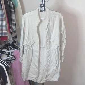 Aritzia Babaton Linen Lyocell Coat